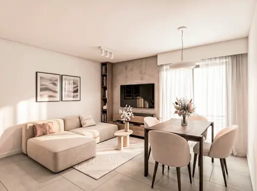 Render del living