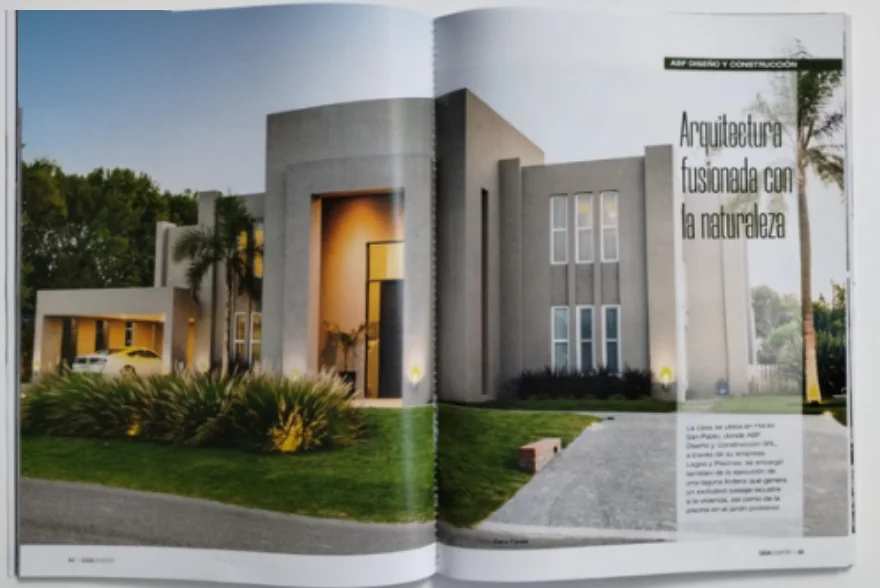 Nota sobre Casa Nogal en la revista Casa Country
